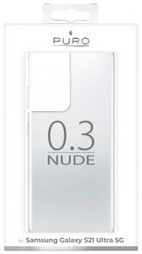 Puro Samsung Galaxy S21 Ultra Skal Nude Transparent
