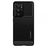 Spigen Samsung Galaxy S21 Ultra Skal Rugged Armor Matte Black