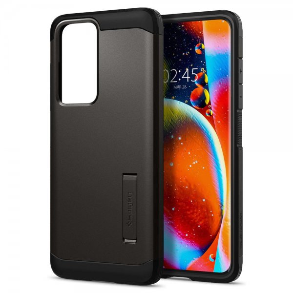 Spigen Samsung Galaxy S21 Ultra Skal Tough Armor Gunmetal