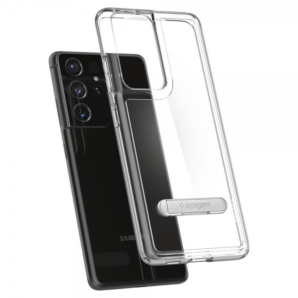 Spigen Samsung Galaxy S21 Ultra Skal Ultra Hybrid S Crystal Clear