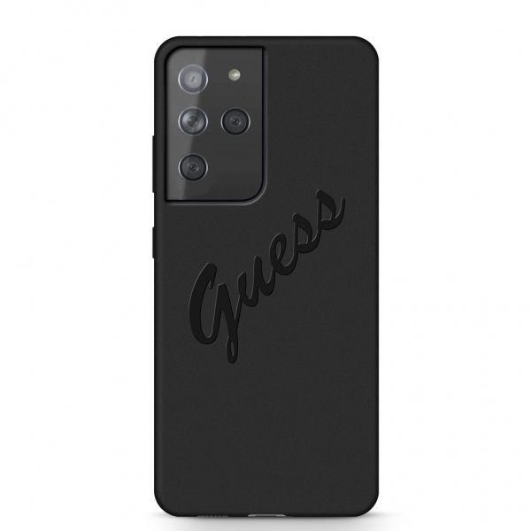 Guess Samsung Galaxy S21 Ultra Skal Vintage Logo Svart