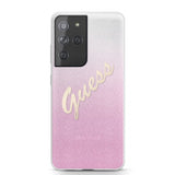 Guess Samsung Galaxy S21 Ultra Skal Vintage Rosa