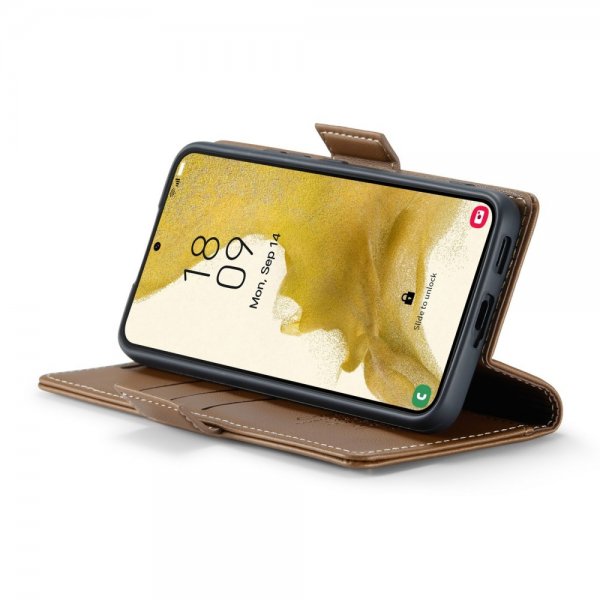 CaseMe Samsung Galaxy S22 Fodral 023 Series Brun