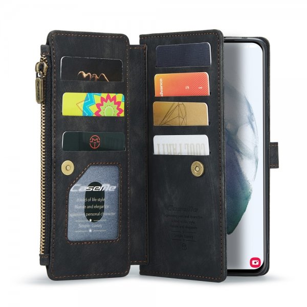 CaseMe Samsung Galaxy S22 Fodral C30 Series Svart