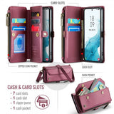CaseMe Samsung Galaxy S22 Fodral C36 Series Röd