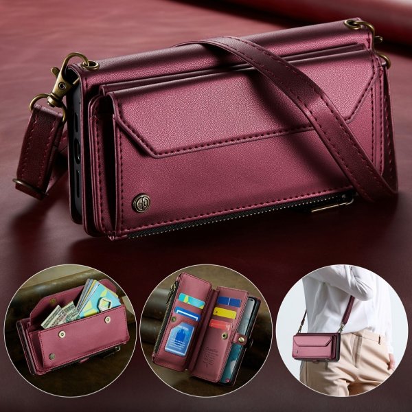 CaseMe Samsung Galaxy S22 Fodral C36 Series Röd