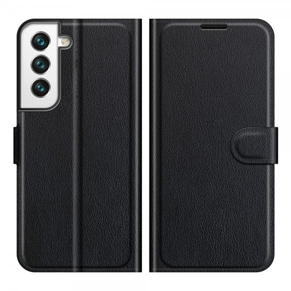 Nordic Covers Samsung Galaxy S22 Fodral Litchi Raven Black