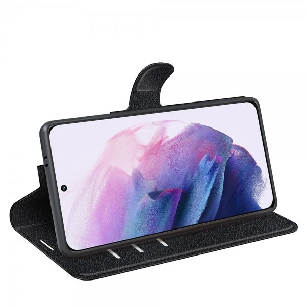 Nordic Covers Samsung Galaxy S22 Fodral Litchi Raven Black