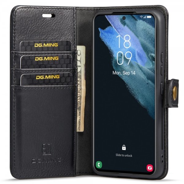 Dg.Ming Samsung Galaxy S22 Fodral Löstagbart Skal Svart