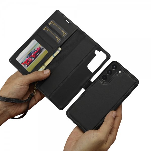 Nordic Covers Samsung Galaxy S22 Fodral med avtagbart MagSafe-skal Raven Black