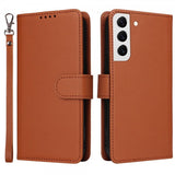 Betopnice Samsung Galaxy S22 Fodral med Löstagbart Skal 005 Brun