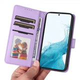 Betopnice Samsung Galaxy S22 Fodral med Löstagbart Skal 005 Lila