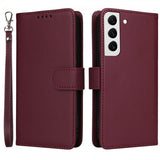Betopnice Samsung Galaxy S22 Fodral med Löstagbart Skal 005 Röd