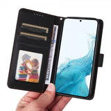 Betopnice Samsung Galaxy S22 Fodral med Löstagbart Skal 005 Svart