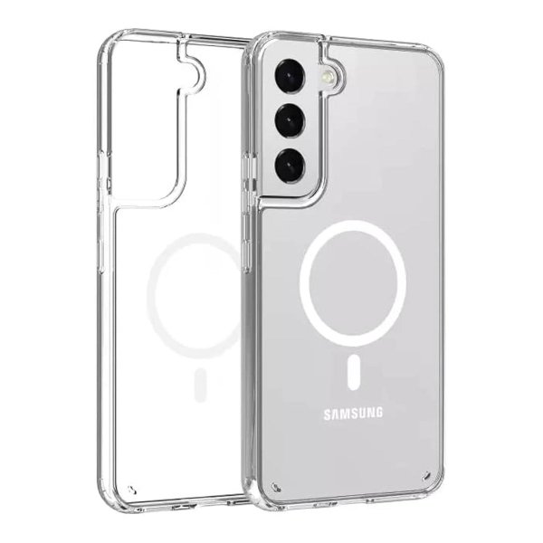 Samsung Galaxy S22 Skal Glitter MagSafe Transparent