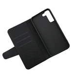 Rvelon Samsung Galaxy S22 Fodral Utfällbart Kortfack Svart