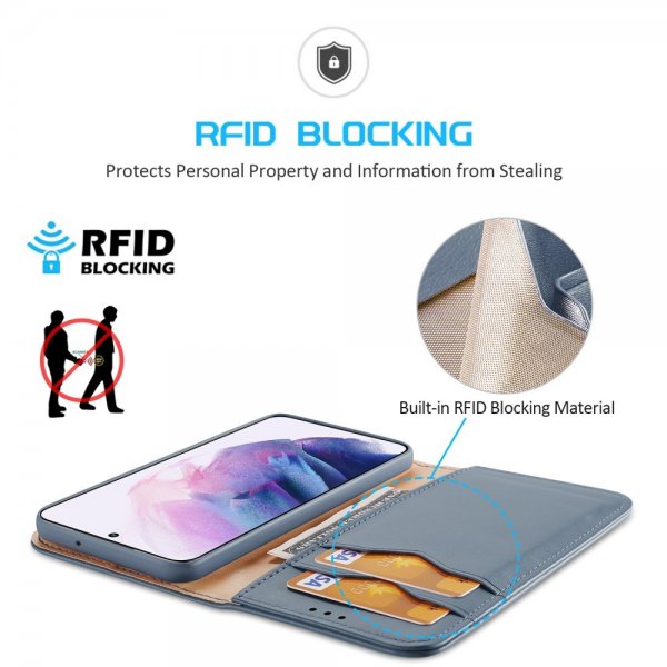 Dux Ducis Samsung Galaxy S22 Plus Fodral Hivo Series Blå