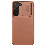 Nillkin Samsung Galaxy S22 Plus Fodral Qin Series Brun