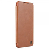 Nillkin Samsung Galaxy S22 Plus Fodral Qin Series Brun