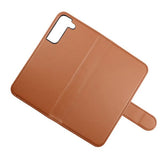 Rvelon Samsung Galaxy S22 Plus Fodral Magnetiskt Avtagbart Skal Brun