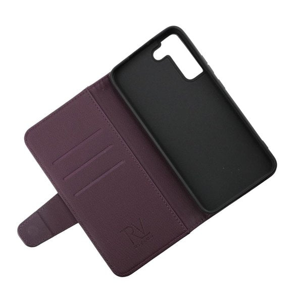 Rvelon Samsung Galaxy S22 Plus Fodral Utfällbart Kortfack Lila