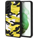 Samsung Galaxy S22 Plus Skal 3D Kamouflage Gul