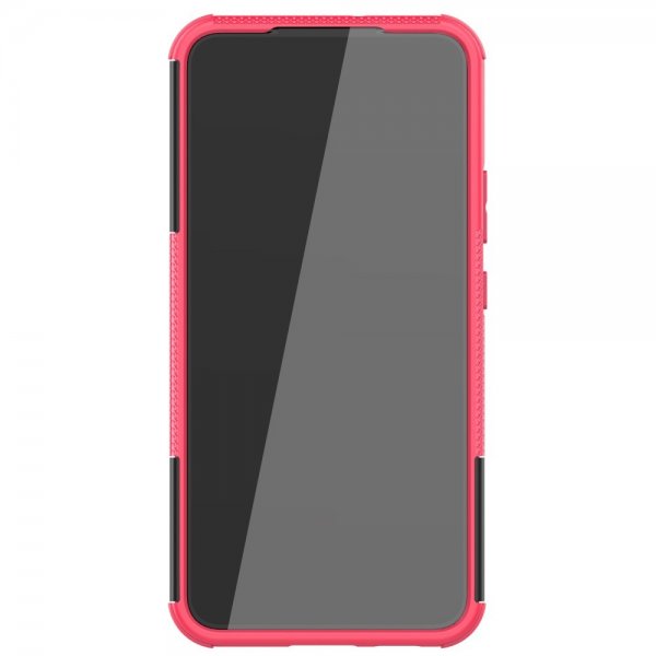 Samsung Galaxy S22 Plus Skal Däckmönster Stativfunktion Magenta
