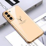GKK Samsung Galaxy S22 Plus Skal Hjortmotiv Beige
