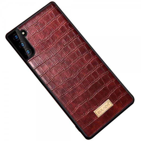 Sulada Samsung Galaxy S22 Plus Skal Krokodilmönster Kaffe