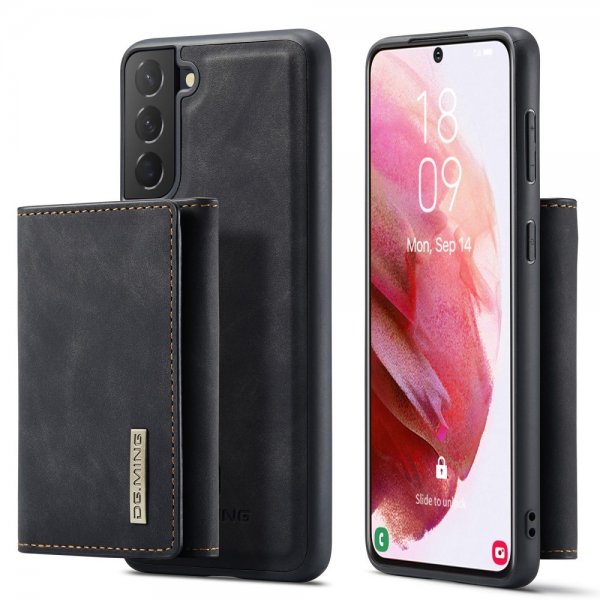 Dg.Ming Samsung Galaxy S22 Plus Skal M1 Series Löstagbar Korthållare Svart