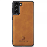 Dg.Ming Samsung Galaxy S22 Plus Skal M2 Series Löstagbar Korthållare Brun