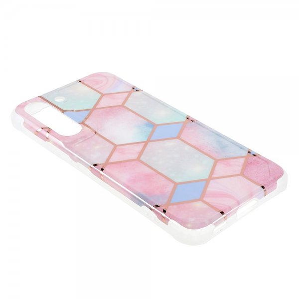 Samsung Galaxy S22 Plus Skal Marmor Rosa
