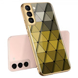 GKK Samsung Galaxy S22 Plus Skal Motiv Gula Trianglar