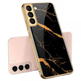 GKK Samsung Galaxy S22 Plus Skal Motiv Marmor Svart