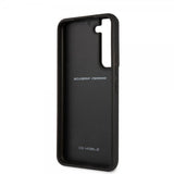 Ferrari Samsung Galaxy S22 Plus Skal Real Carbon Metal Logo Svart