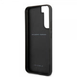 Ferrari Samsung Galaxy S22 Plus Skal Vertical Stripe Metal Logo  Svart
