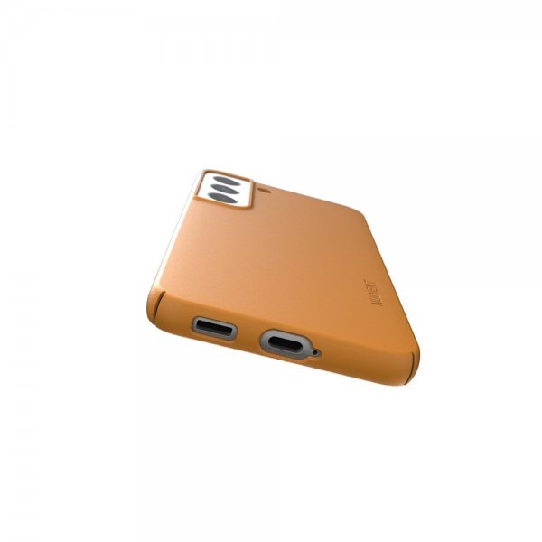 Nudient Samsung Galaxy S22 Skal Thin Case V3 Saffron Yellow