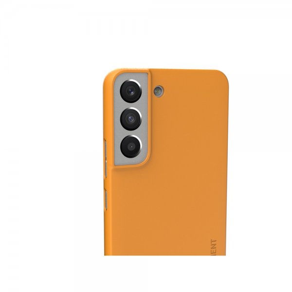 Nudient Samsung Galaxy S22 Skal Thin Case V3 Saffron Yellow