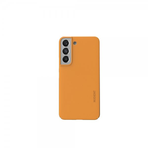 Nudient Samsung Galaxy S22 Skal Thin Case V3 Saffron Yellow