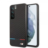 BMW Samsung Galaxy S22 Skal Tricolor Stripe Carbon Svart