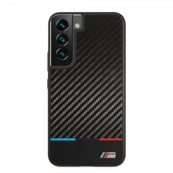 BMW Samsung Galaxy S22 Skal Tricolor Stripe Carbon Svart