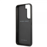 Ferrari Samsung Galaxy S22 Skal Vertical Stripe Metal Logo Svart