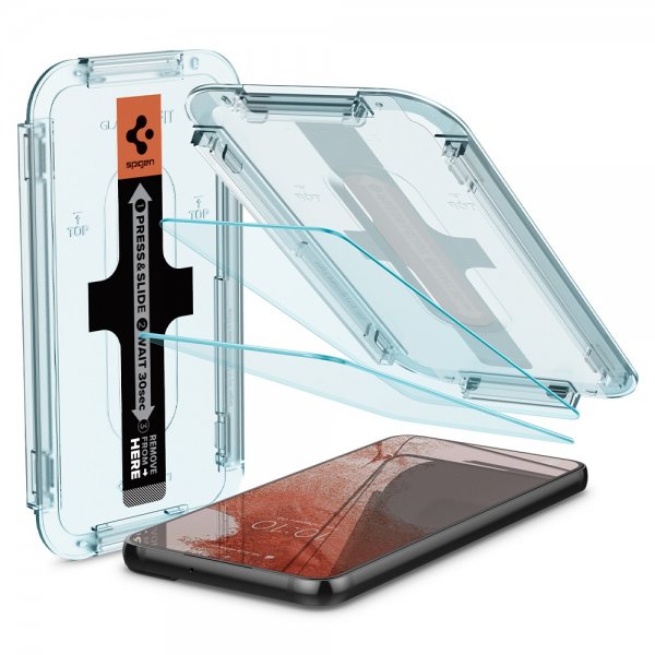 Spigen Samsung Galaxy S22 Skärmskydd GLAS.tR EZ Fit 2-Pack
