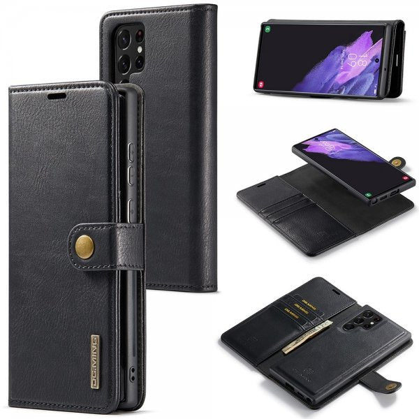 Dg.Ming Samsung Galaxy S22 Ultra Fodral Löstagbart Skal Svart