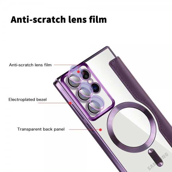 Samsung Galaxy S22 Ultra Fodral MagSafe Lila