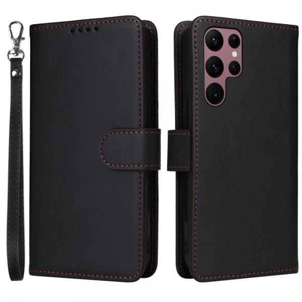 Betopnice Samsung Galaxy S22 Ultra Fodral med Löstagbart Skal 005 Svart