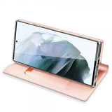 Dux Ducis Samsung Galaxy S22 Ultra Fodral Skin Pro Series Rosa