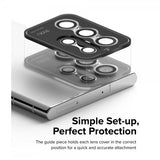 Ringke Samsung Galaxy S22 Ultra Kameraskydd Camera Lens Frame Silver