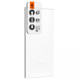 Spigen Samsung Galaxy S22 Ultra Kameraskydd GLAS.tR EZ Fit Optik Pro 2-pack Phantom White
