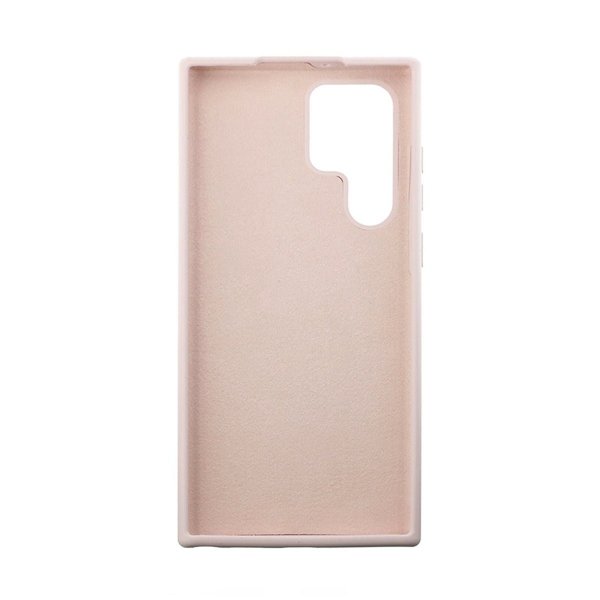 Rvelon Samsung Galaxy S22 Ultra Skal Silikon Sandrosa